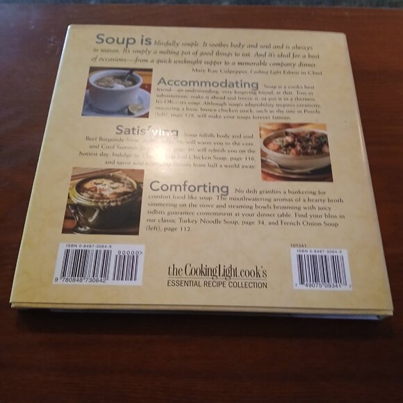 Cooking Light Soup Cookbook GUC Hardcover - Picture 2 of 5